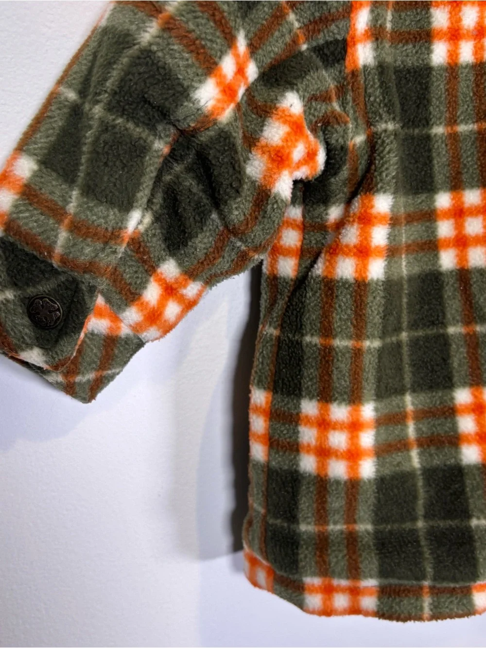 OshKosh B’gosh Fleece Plaid Jacket